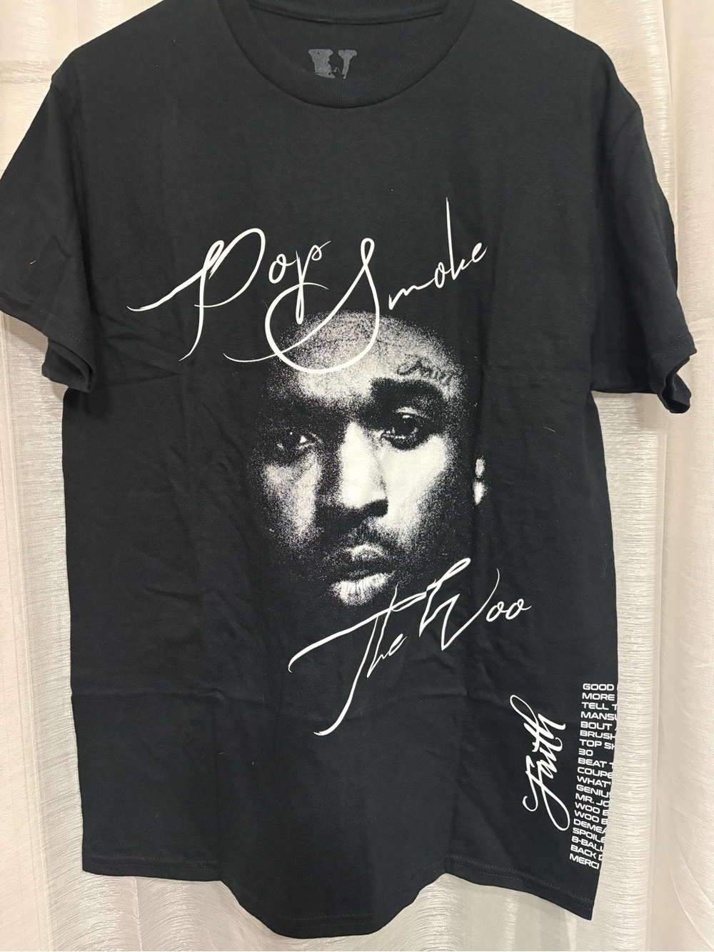 VLONE POP Smoke T-Shirt Size Medium